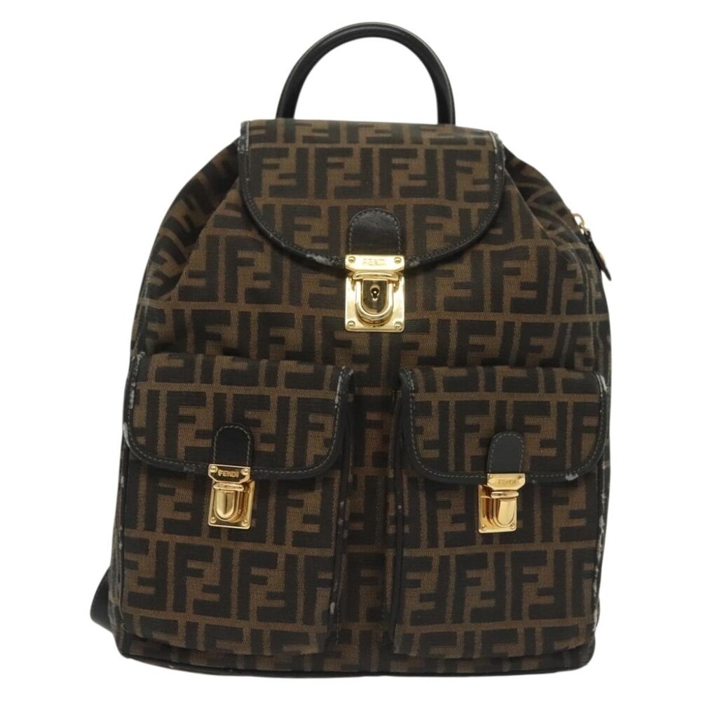 Fendi Zucca Backpack Black